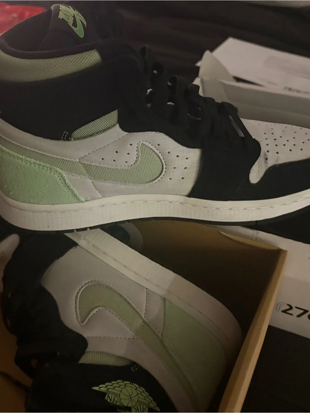 Air Jordan 1 High Zoom Comfort 2 'Honeydew' Mens